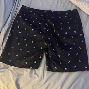 2 for $10.  Navy & white shorts with Anchors size 10